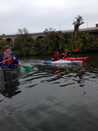 Kayaking on the Potomac